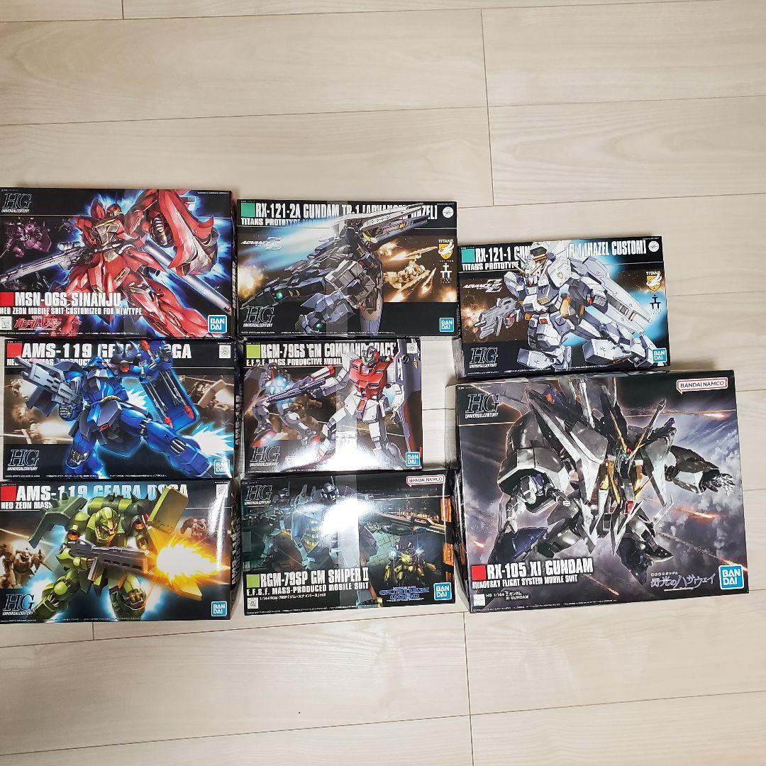hguc 8点セット ガンプラ