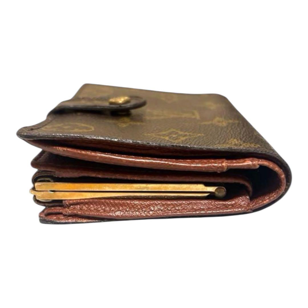 ルイヴィトン　折り財布　ポルトフォイユビエヴィエノワ　モノグラム　がま口　PVC