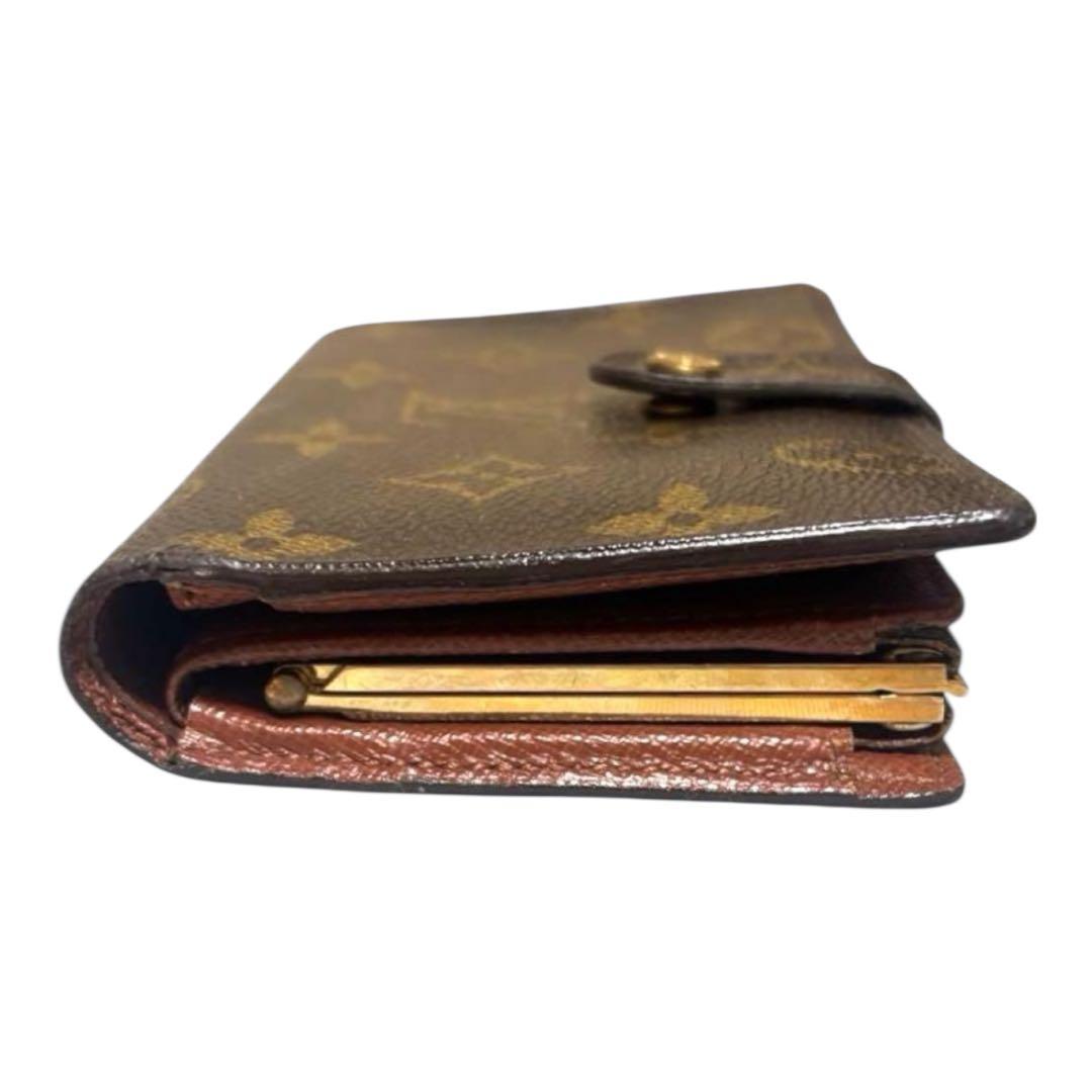 ルイヴィトン　折り財布　ポルトフォイユビエヴィエノワ　モノグラム　がま口　PVC