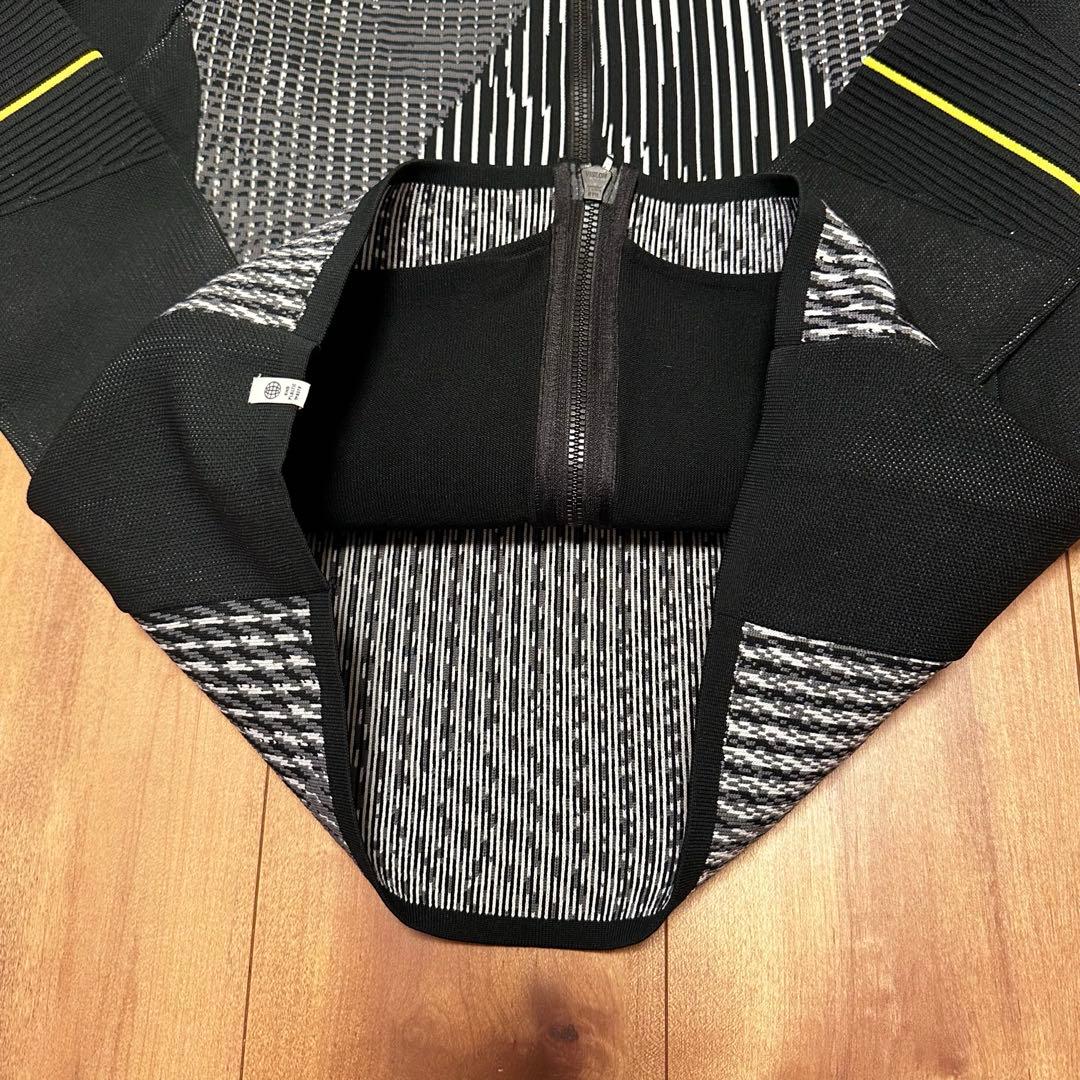 プライムニット　フルジップジャケット　レザースカート　春秋冬　セットアップ　L