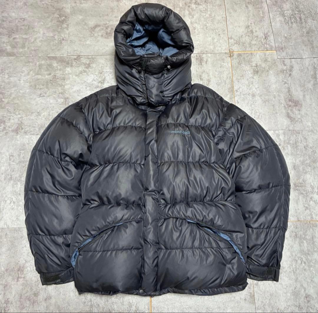 mont-bell ブラックダウンジャケット 90s - メルカリ
