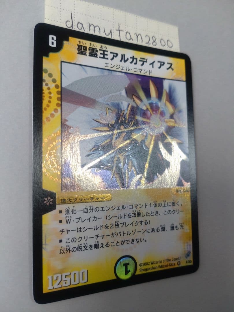 【デュエルマスターズ】聖霊王アルカディアス 初期 美品 ワンオーナー品 ①