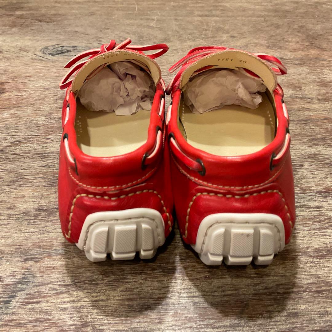 未使用品！エポカウォモ レザー ドライビングシューズ 1351 メンズ 40