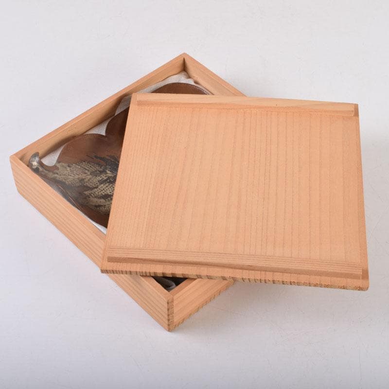 高岡銅器 西村義光作 鋳銅 葉形 盆 共箱 V 8542 - メルカリ