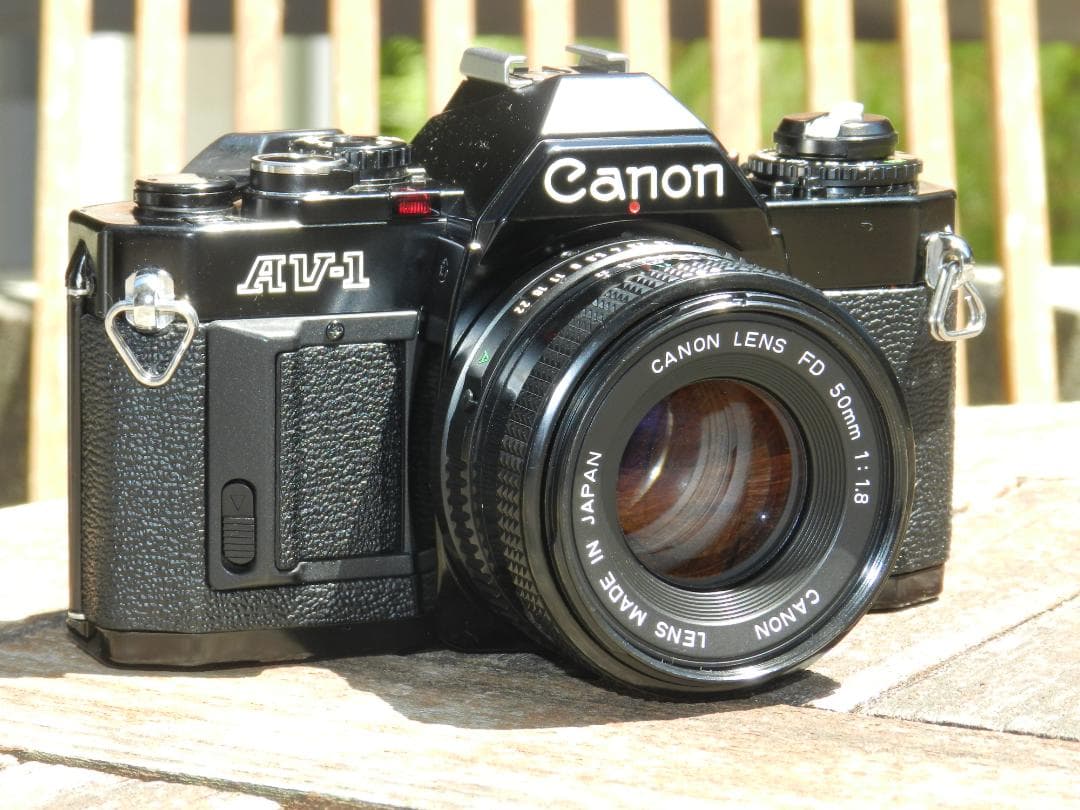 美品　完動品　CANON AV-1 NEW FD 50 1.8 完動品 即撮影可 CANON AV-1 NEW FD 50 1.8 完動品 即撮影可 CANON AV