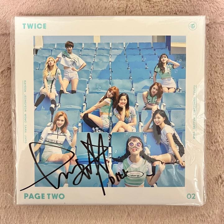 TWICE ミナ 直筆サイン