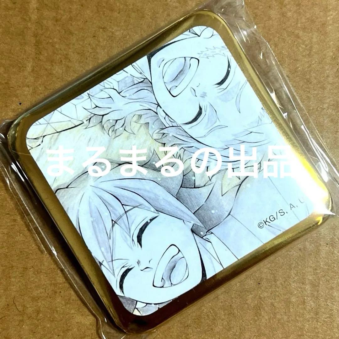 鬼滅の刃 義勇 錆兎 スクエア缶バッジ お楽しみくじ ダイニング 柱稽古