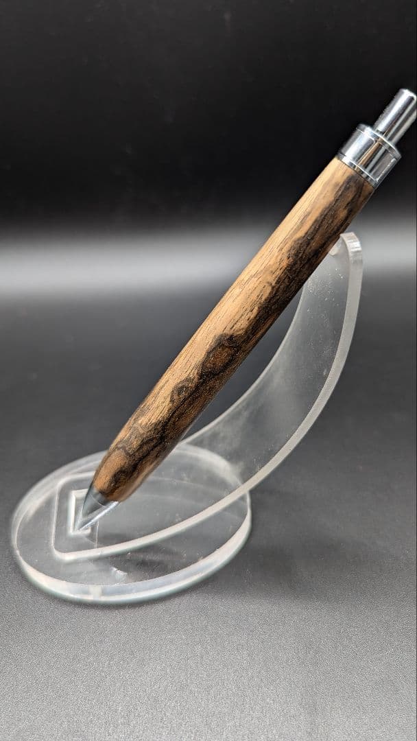 127 ペン工房翌檜 黒柿 孔雀杢 木軸シャーペン 木軸ボールペン - メルカリ