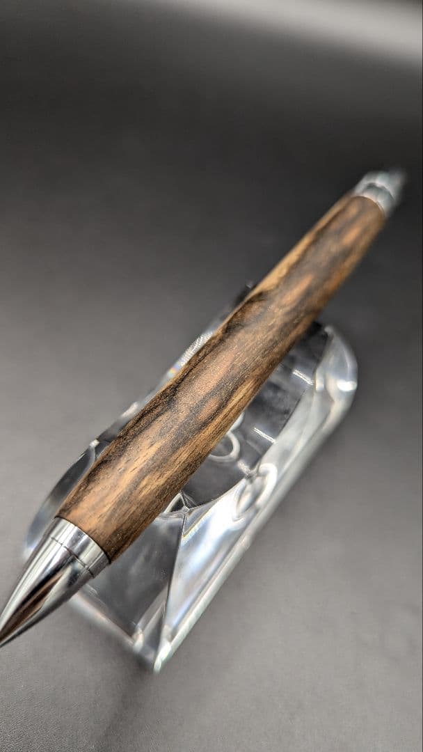 127 ペン工房翌檜 黒柿 孔雀杢 木軸シャーペン 木軸ボールペン - メルカリ
