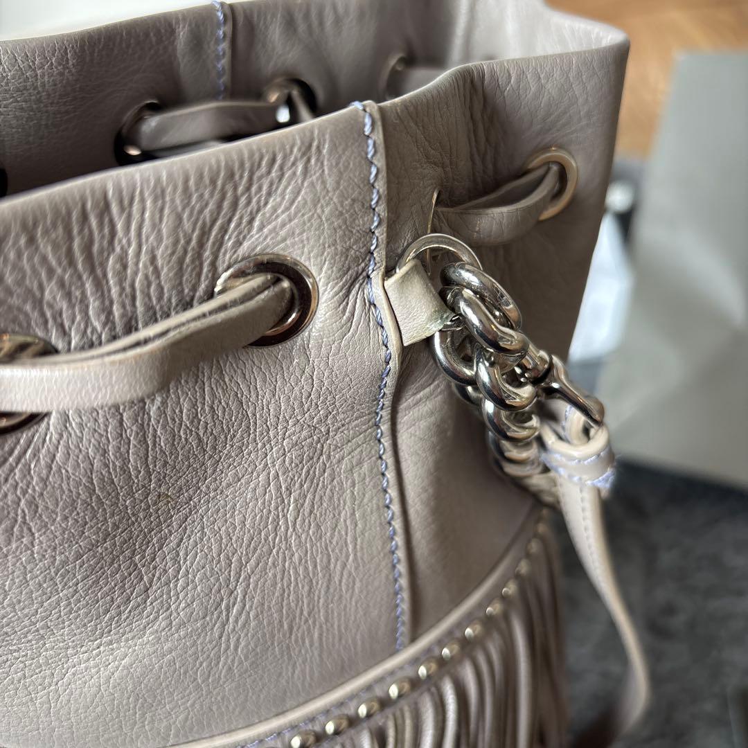 J&M DAVIDSON カーニバル フリンジ チェーン ハンドバッグ