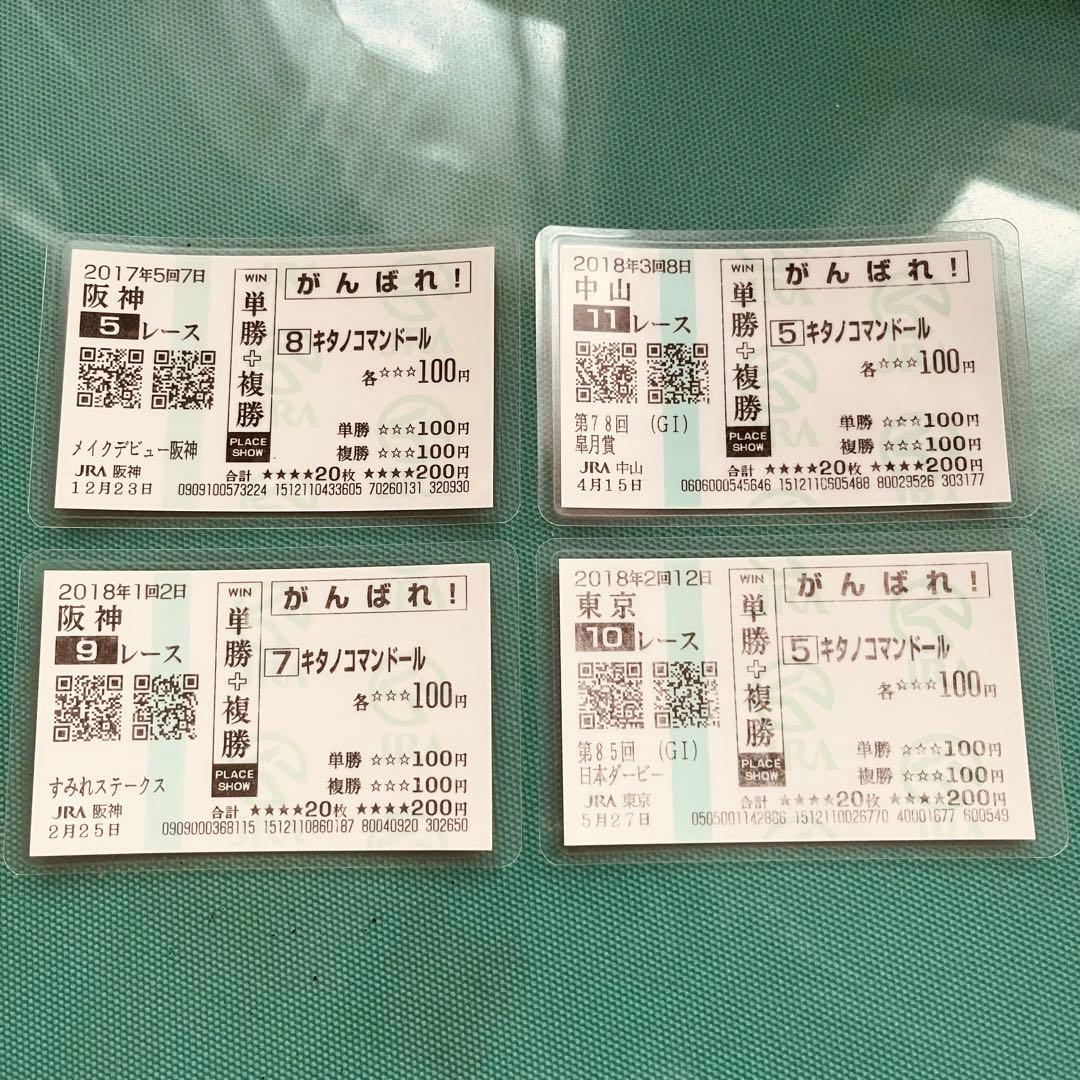 キタノコマンドール 全出走レース 現地 応援馬券 キタノコマンドール 全出走レース 現地 応援馬券