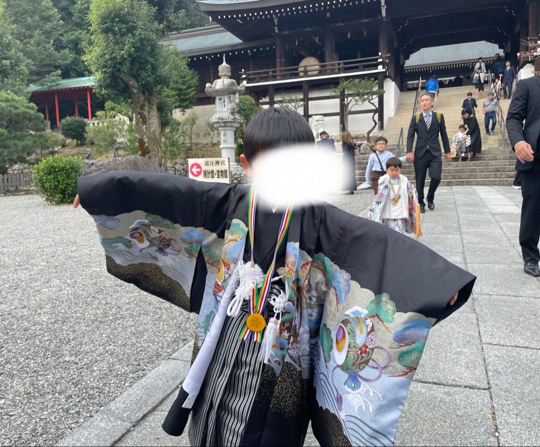 七五三　男の子　5歳用　羽織袴セット