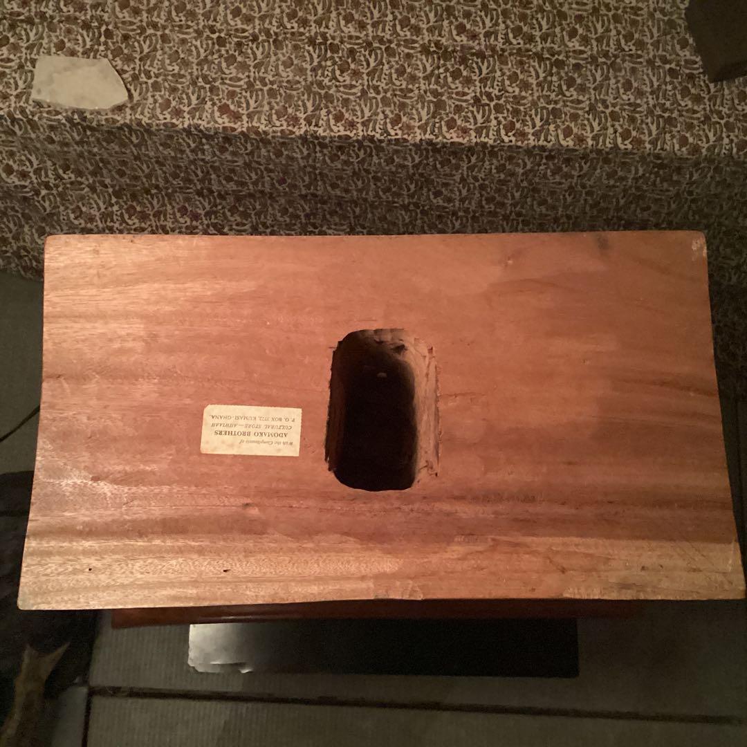 最終値下げ　アシャンティ族　スツール② アフリカ民芸