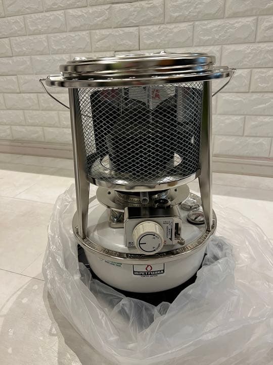 キャンプストーブ フジカハイペット ホワイト 反射板付き アウトドア