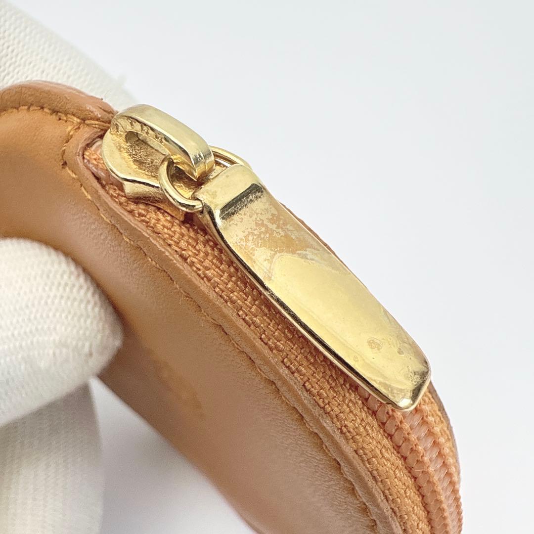 ロエベ アナグラム ケース パース 小銭入 ナッパレザー キャメル