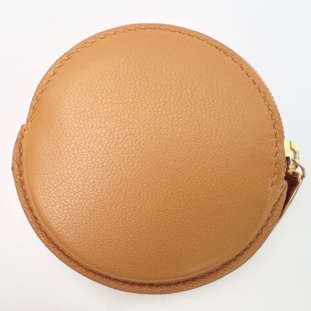 ロエベ アナグラム ケース パース 小銭入 ナッパレザー キャメル