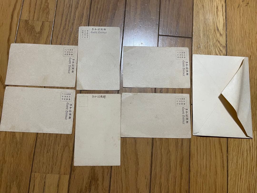 明治時代の郵便関係の記念絵葉書（公式ポストカード）