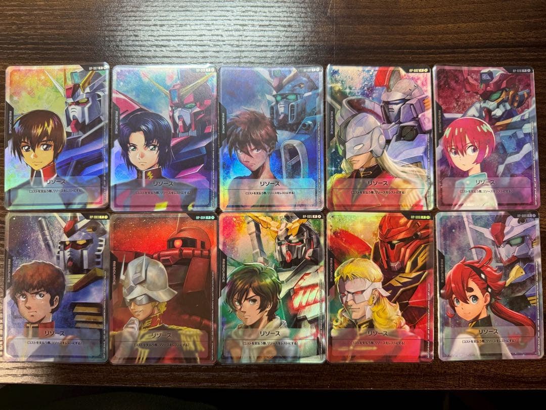 ガンダムカードゲーム リソースカード プロモ 10枚 10種セット まとめ売り ガンダムカードゲーム リソースカード プロモ10枚セット ハサウェイ