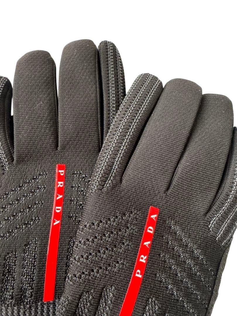 MALO マーロ メンズ 本革×カシミヤ手袋 黒 メンズ