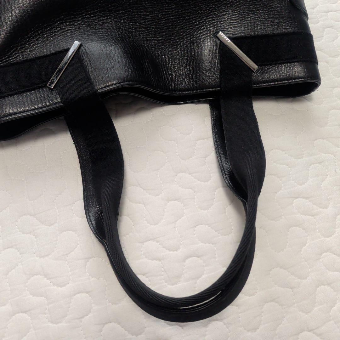 ☆used品☆GUCCI☆黒のレザーハンドバッグ☆GUCCIレディースバッグ☆