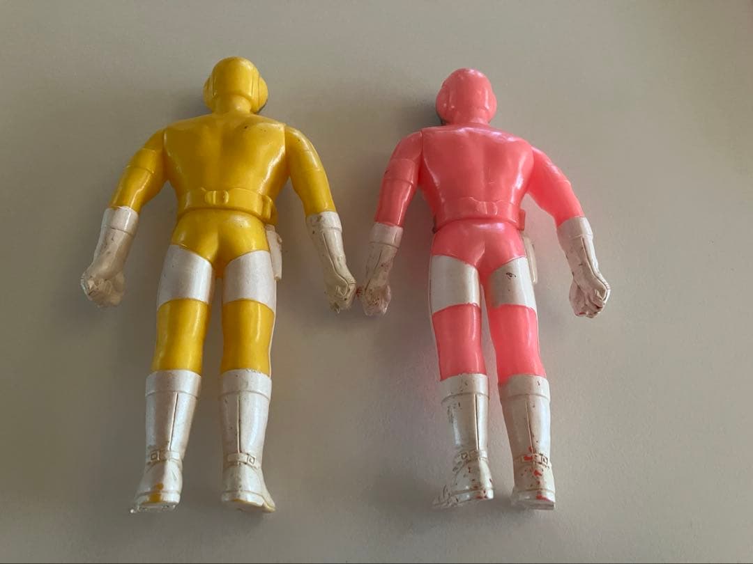 超電子バイオマン　ソフビ5体セット　１９８４年バンダイ