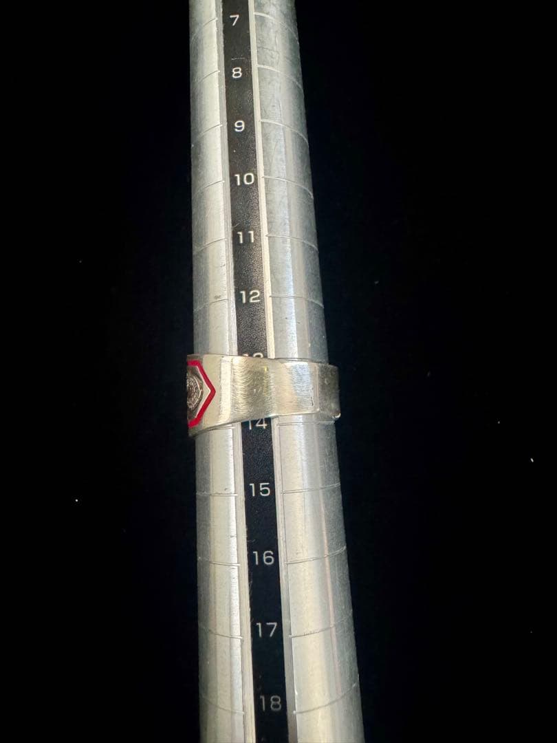 ハワイアンジュエリー　リング　14K ホワイトゴールド　13.5号