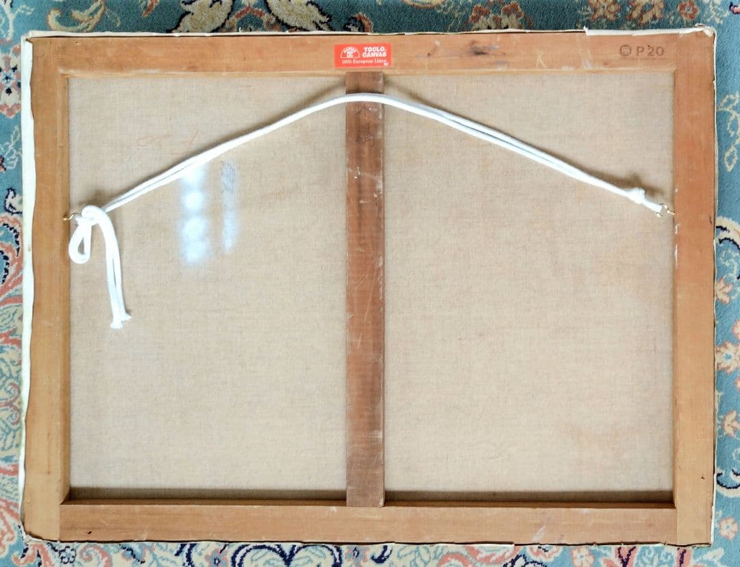 【なないも】油彩画「白樺林」P20 絵画 油絵 風景画 原画