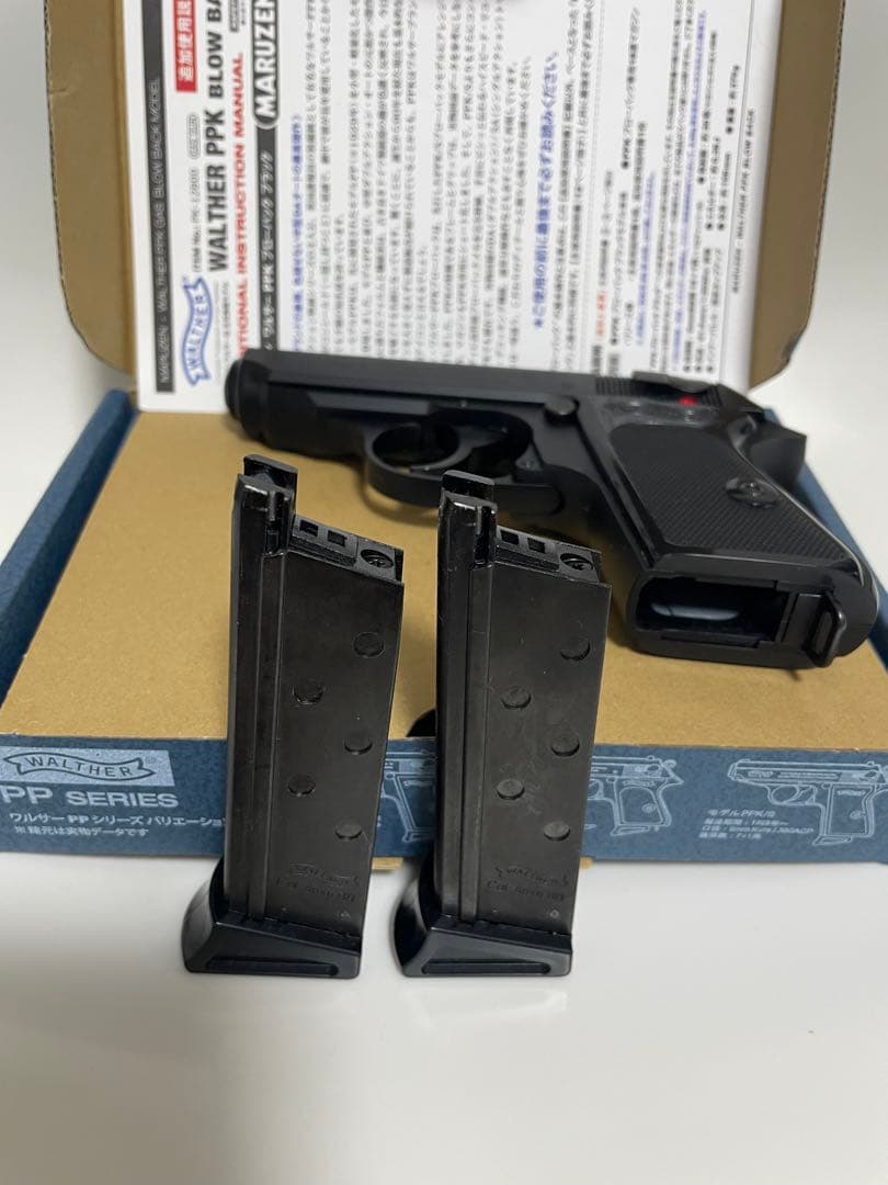 マルゼン WALTHER PPK ガスガン スペアマガジン付き