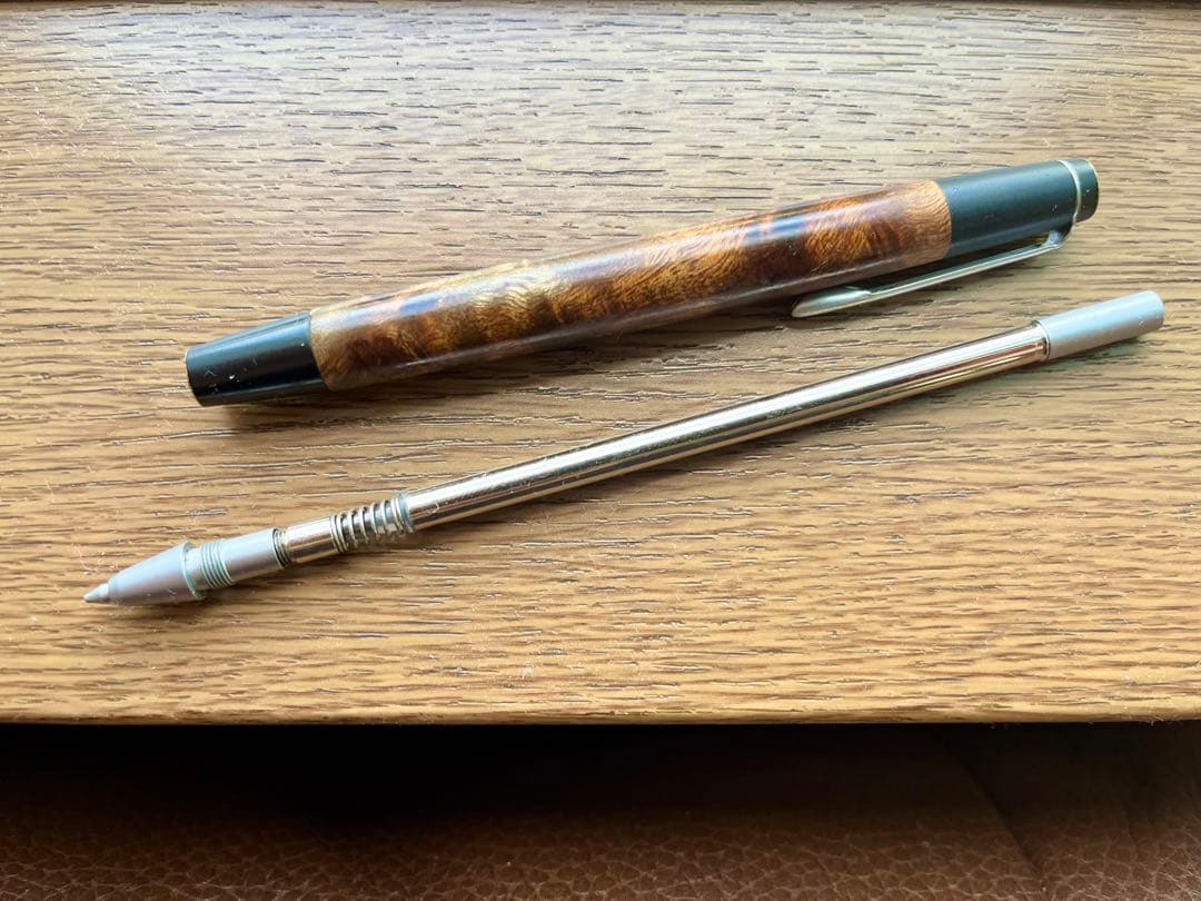 超希少】野原工芸 マーブルウッド 旧型シャーペン(固定式口金) - メルカリ