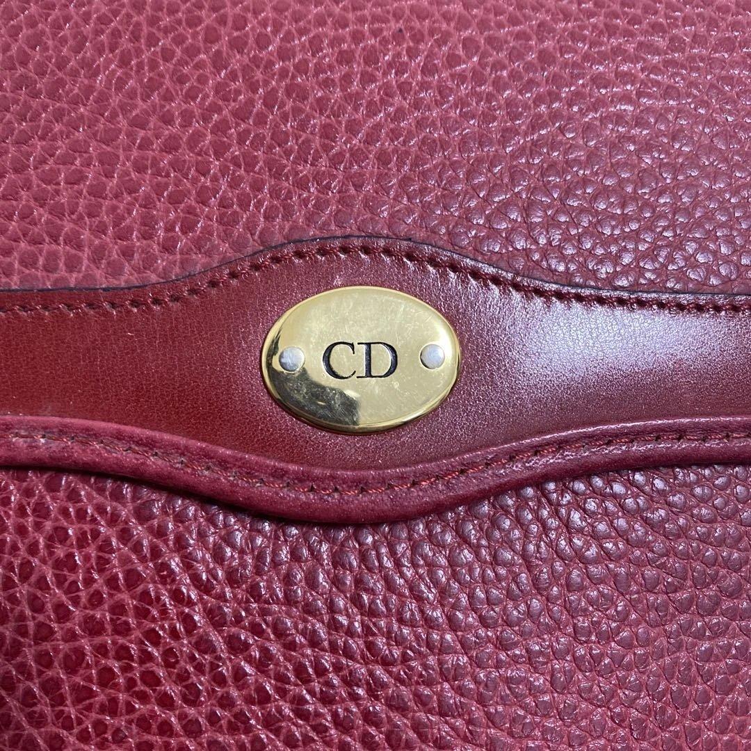 Christian Dior ヴィンテージ ショルダーバッグ レザー