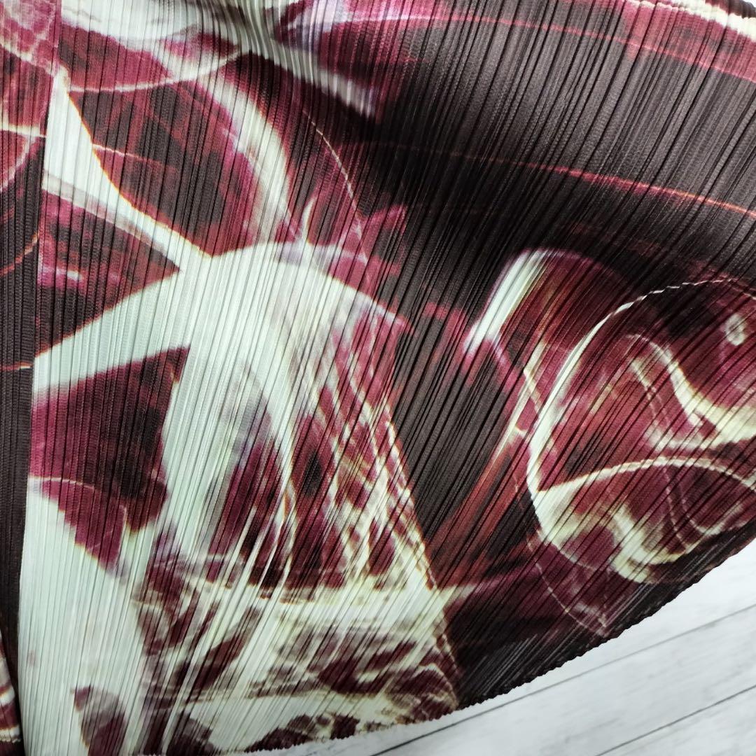 イッセイミヤケ プリーツプリーズ スモークバウンスフレアスカート