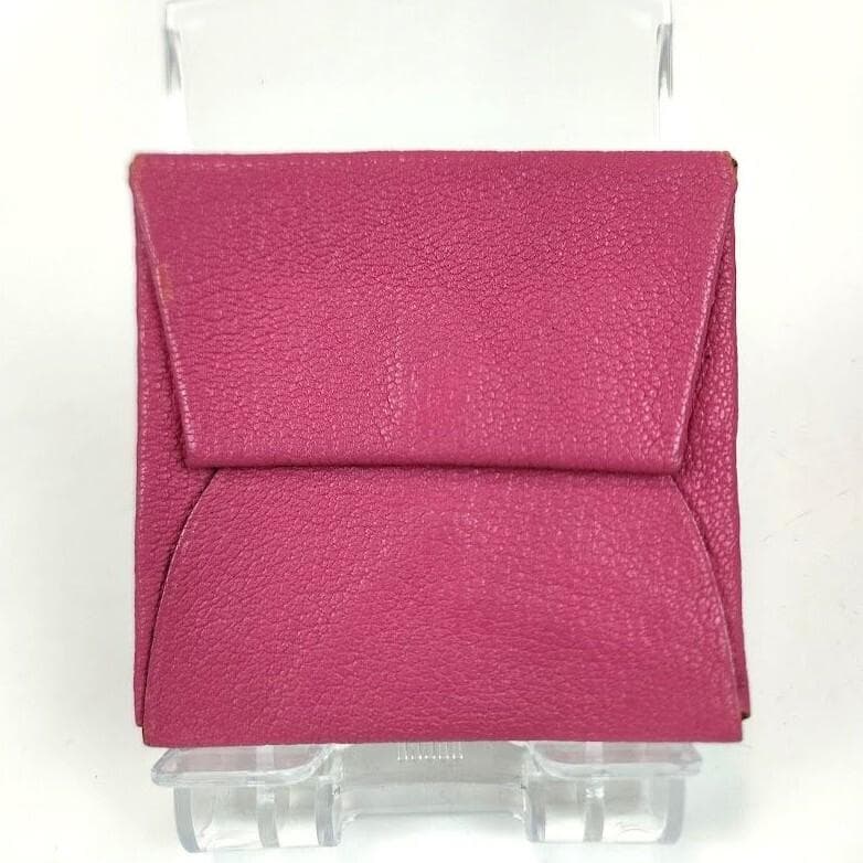 HERMES エルメス バスティア ケース ピンクパープル 小銭入れ
