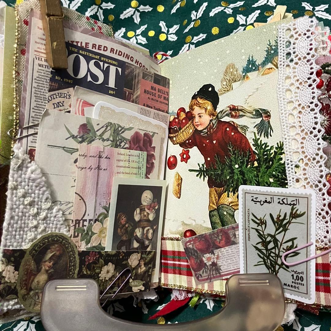 ジャンクジャーナル雑記帳 クリスマス トマトガール 妖精 ヴィクトリア