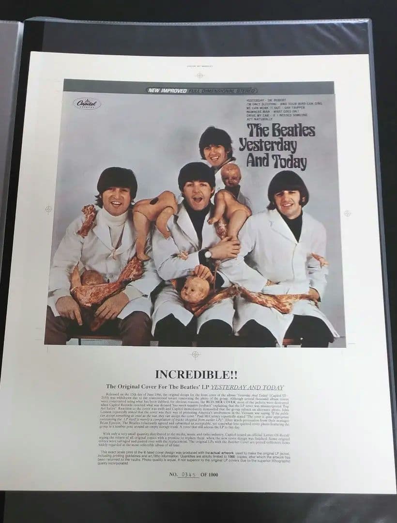 ビートルズ THE BEATLES INCREDIBLE！！♧原版限定ポスター - メルカリ
