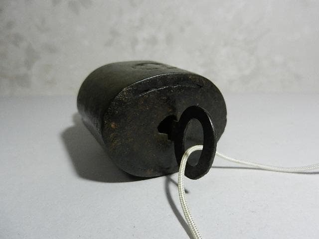 古い希少な鉄道錠前その１（ボディーに「滿鐵」マークと思われる刻印）