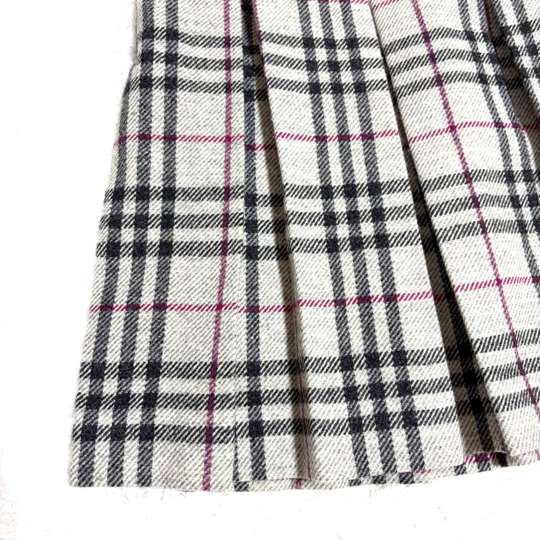✨美品✨ バーバリーロンドン プリーツスカート ノバチェック メガチェック 38