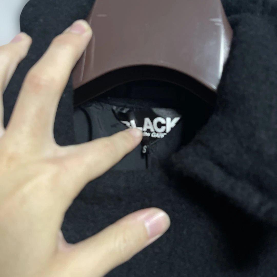 ブラックコムデギャルソン 21AW 斜めジップ ウール縮絨