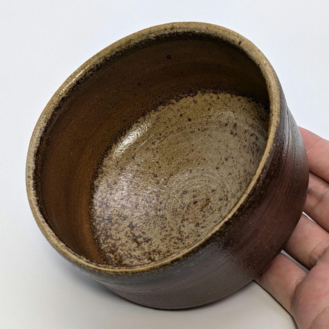 直しあり】岡山県重要無形文化財 山本出 備前焼 足付縞文様長 【