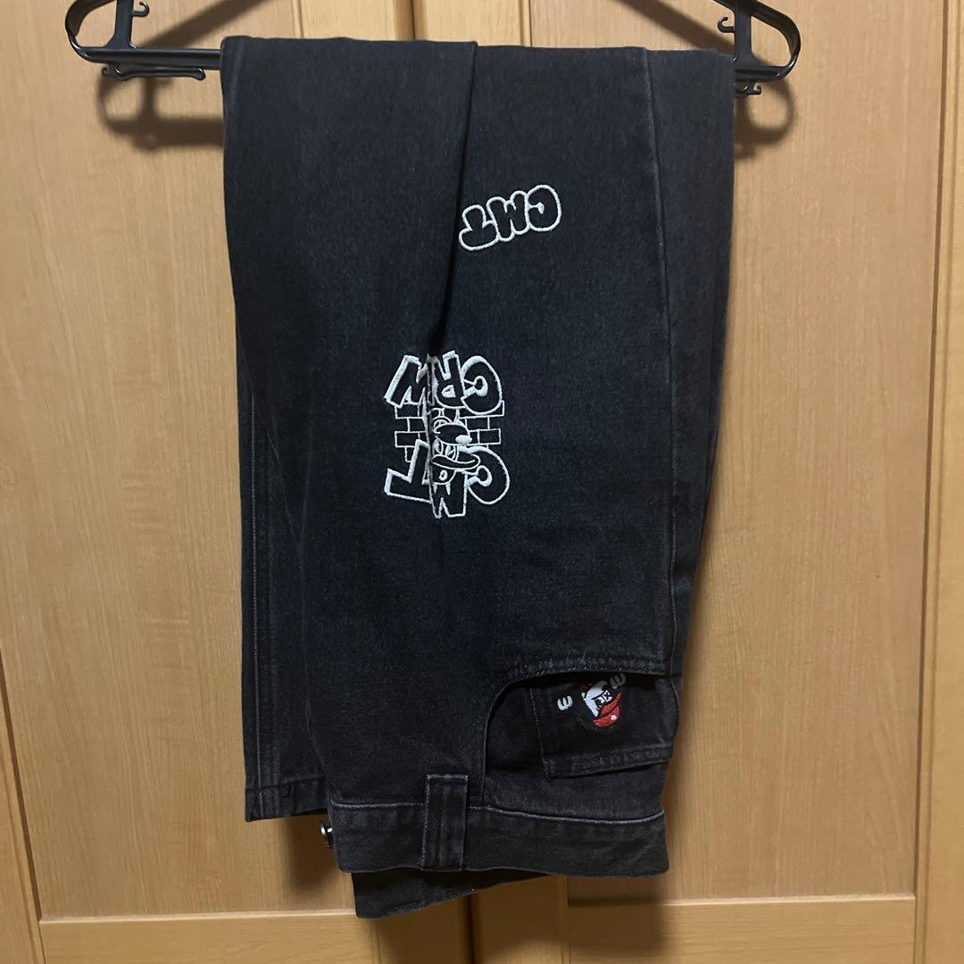 ガンリュウサルエルデニムパンツSセルビッチ赤耳コムデギャルソン日本