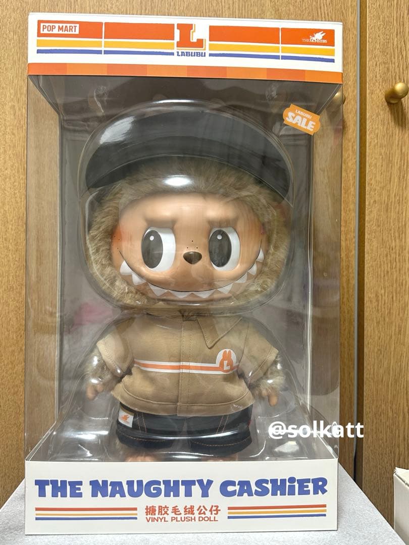 LABUBUラブブ The Naughty Cashierぬいぐるみ