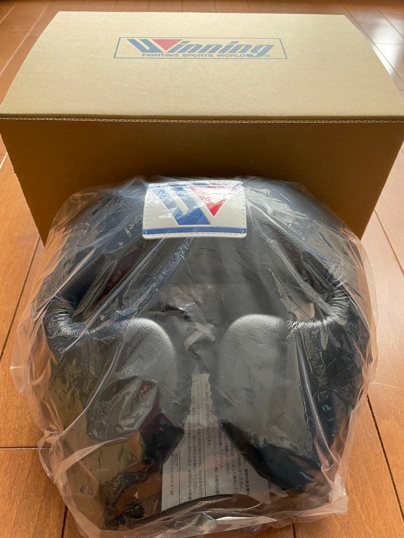 ウイニング ヘッドギア Mサイズ　黒色　新品未使用 トップ Winning ヘッドギア 黒 Winning ボクシングヘッドギア M 黒