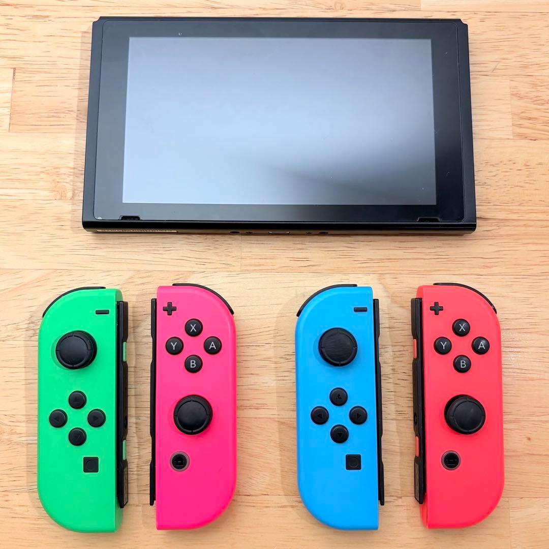 【豪華セット】Nintendo Switch本体＋追加ジョイコン2本＋収納ケース