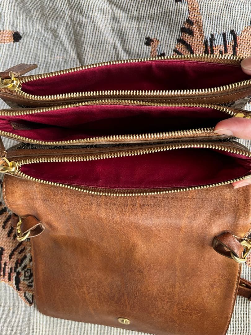 オールドセリーヌ　トリオンフショルダーバッグ