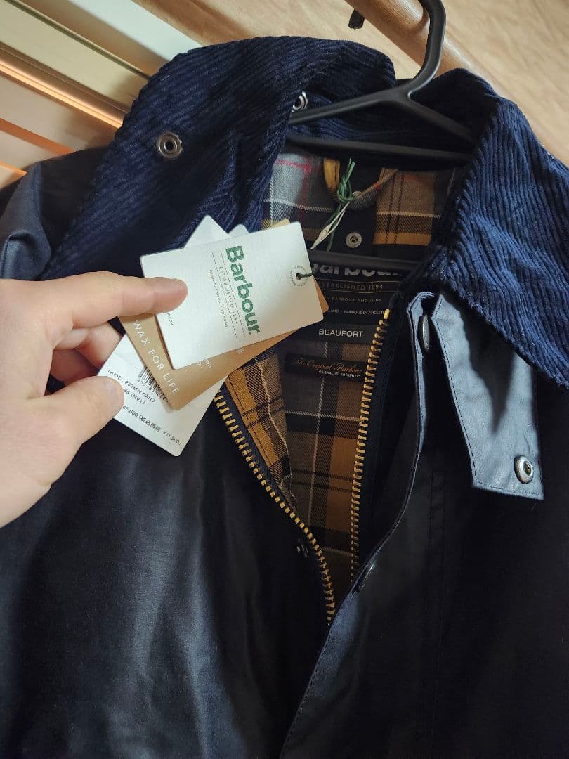 Barbour Beaufort ジャケット ネイビー サイズ38