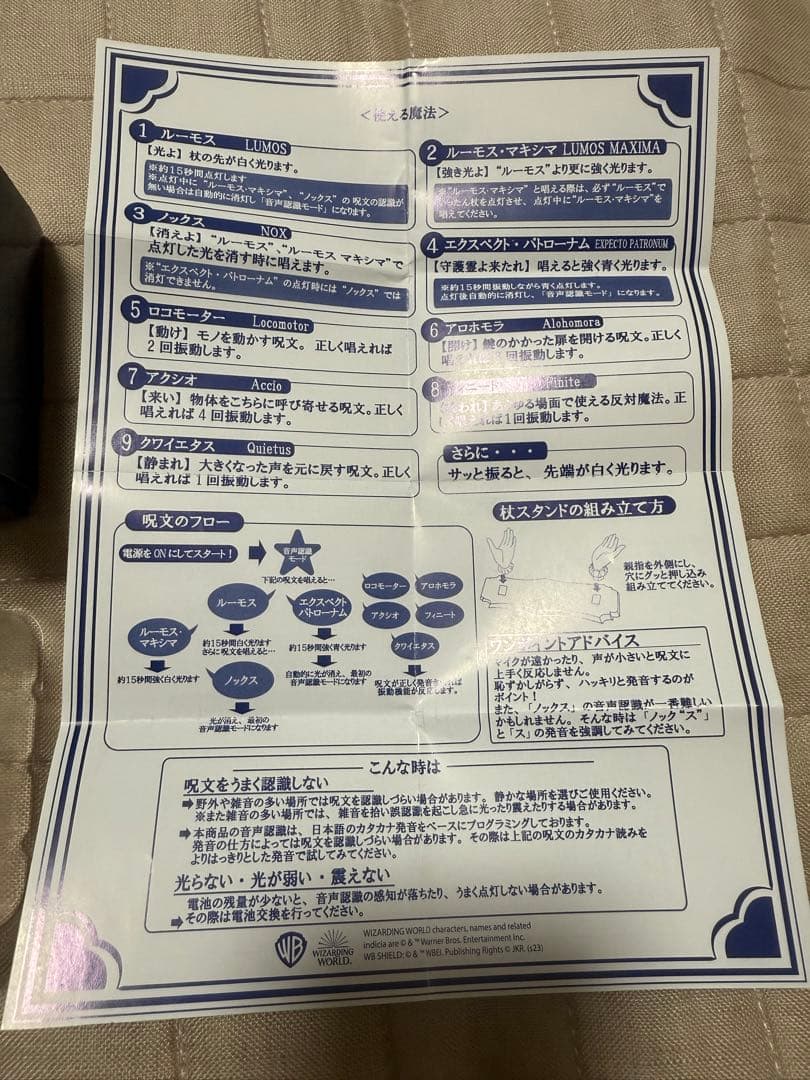 マホウドコロ ハリーポッター 音声認識魔法の杖 ver.1.5