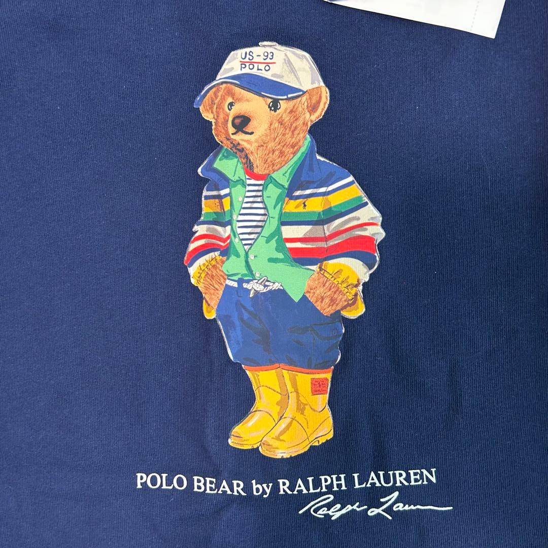 ラルフローレン ポロベアフリーススウェット ネイビー M/150
