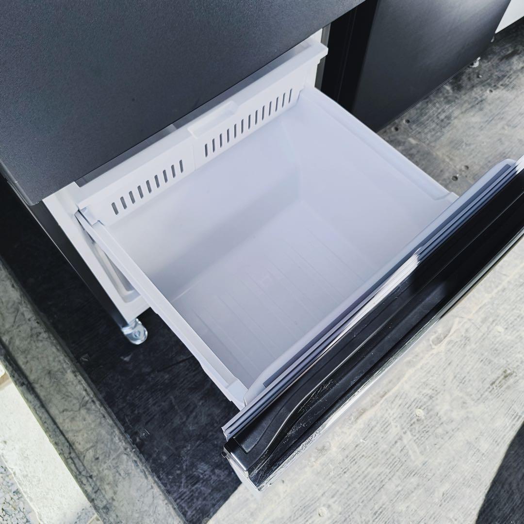 49運搬取付無料！マットグレー・純正Haierすっきりスリム冷蔵庫！完動品超美品