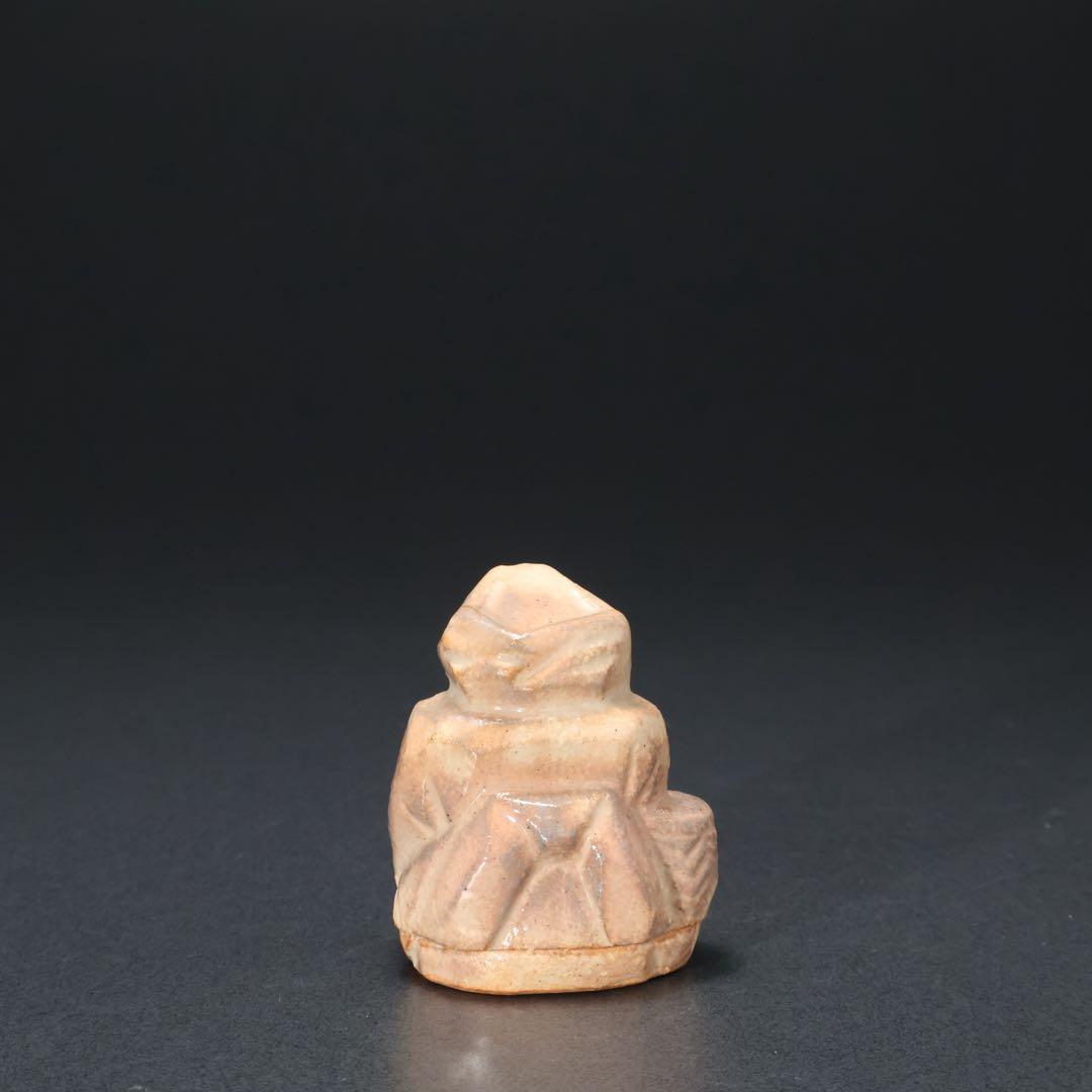 香合 茶摘み人形 七十四代朝日豊斎 共箱 早乙女 炉用