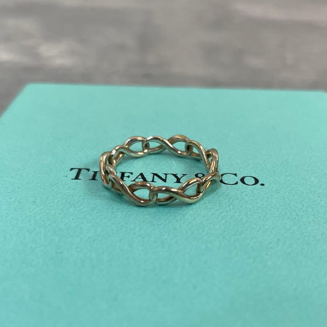 美品✨ Tiffany & Co. シルバー インフィニティリング 17号