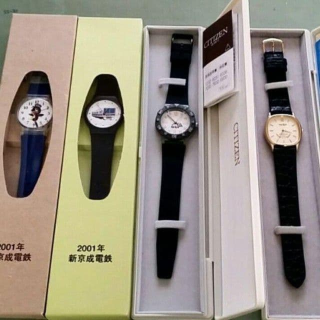レア　新京成電鉄腕時計４本セット